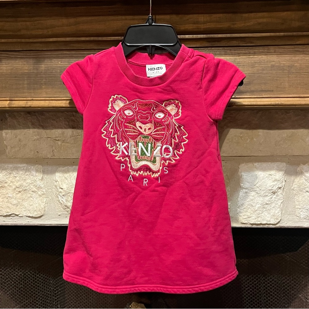 Kenzo Kids Pink Dress